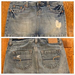 American Eagle Jean Skirt